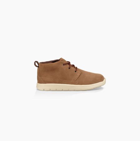 UGG Canoe Suede Chukka Brown Boots for Kids (XZCD80345)